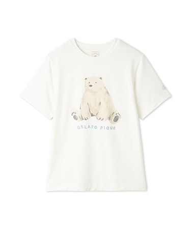 【接触冷感】シーアニマル柄ワンポイントTシャツ