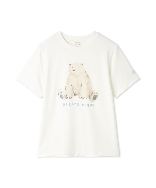 【接触冷感】シーアニマル柄ワンポイントTシャツ