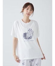 【接触冷感】シーアニマル柄ワンポイントTシャツ