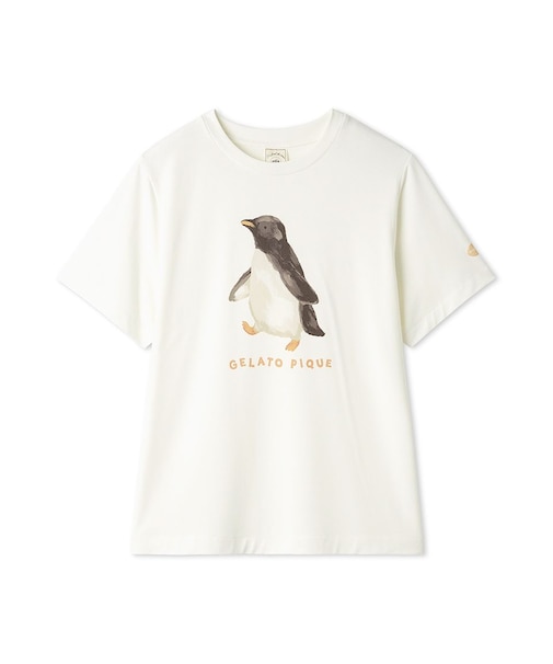 【接触冷感】シーアニマル柄ワンポイントTシャツ