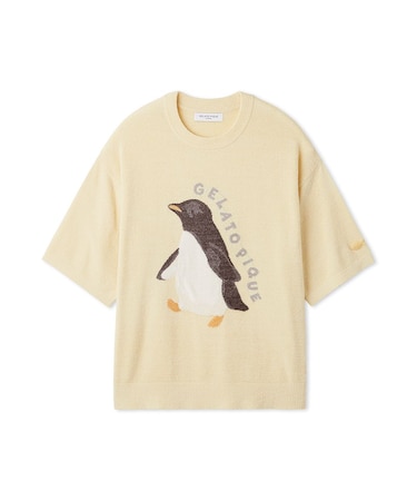 【HOMME】【接触冷感】スムーズィーliteシーアニマルジャガードプルオーバー