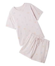 【接触冷感】サマーモチーフ4柄Tシャツ&ショートパンツセット