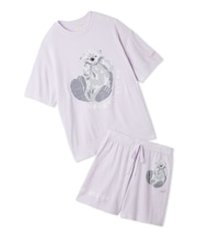 【ONLINE限定】【接触冷感】スムーズィーliteシーアニマルジャガードプルオーバー&ショートパンツセット