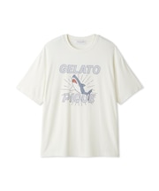 【HOMME】【接触冷感】レーヨンシャークTシャツ