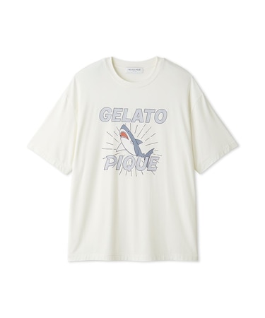 【HOMME】【接触冷感】レーヨンシャークTシャツ