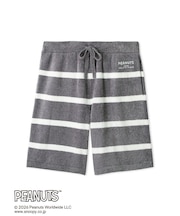 【PEANUTS】【HOMME】スムーズィーボーダーハーフパンツ