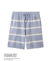 【PEANUTS】【HOMME】スムーズィーボーダーハーフパンツ