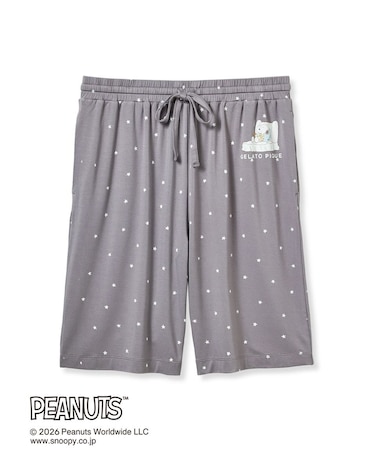 【PEANUTS】【HOMME】【接触冷感】ハーフパンツ