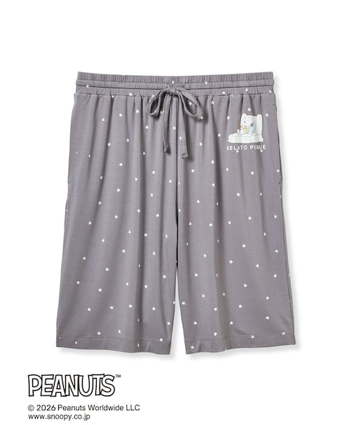【PEANUTS】【HOMME】【接触冷感】ハーフパンツ