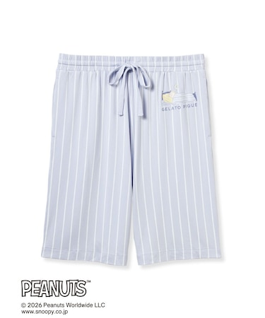 【PEANUTS】【HOMME】【接触冷感】ハーフパンツ