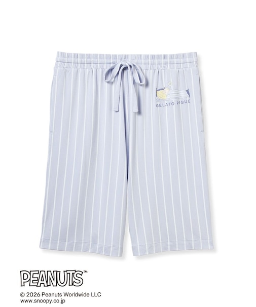 【PEANUTS】【HOMME】【接触冷感】ハーフパンツ