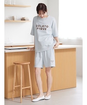 【UNISEX】裏毛ワンポイント刺繍ハーフパンツ
