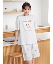 【UNISEX】 【接触冷感】HIGH CALORIE柄ハーフパンツ