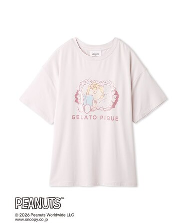 【PEANUTS】【接触冷感】ワンポイントTシャツ