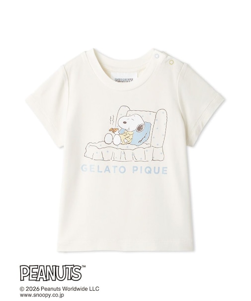 【PEANUTS】【BABY】【接触冷感】ワンポイントTシャツ