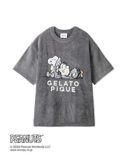 PEANUTS】【HOMME】スムーズィージャガードプルオーバー｜ジェラート