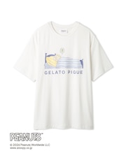【PEANUTS】【HOMME】【接触冷感】ワンポイントTシャツ
