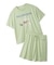 【HOMME】【MINT SORBET by HEIQ MINT】【接触冷感】夏祭りワンポイントTシャツ&ハーフパンツセット