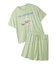 【HOMME】【MINT SORBET by HEIQ MINT】【接触冷感】夏祭りワンポイントTシャツ&ハーフパンツセット