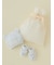 【ラッピング済み】【BABY】パウダーベアキャップ＆ソックスSET