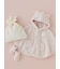 【ラッピング済み】【BABY】パウダーベアポンチョ＆ソックスSET