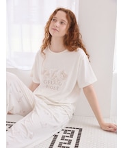 【抗菌防臭】バスタイムCATワンポイントTシャツ