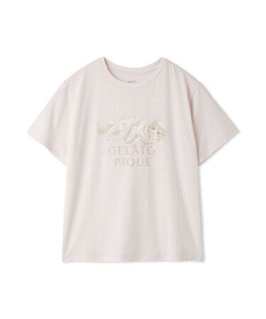 【抗菌防臭】バスタイムCATワンポイントTシャツ