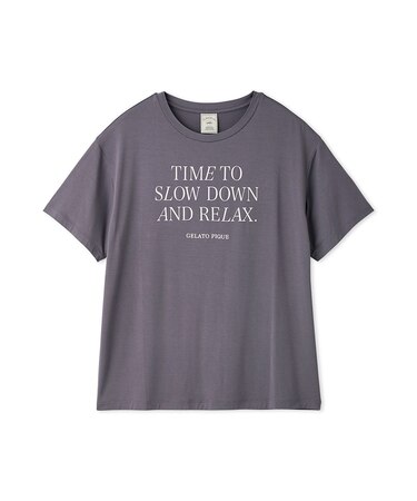 【接触冷感】レーヨンロゴTシャツ