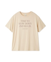 【接触冷感】レーヨンロゴTシャツ
