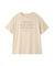 【接触冷感】レーヨンロゴTシャツ