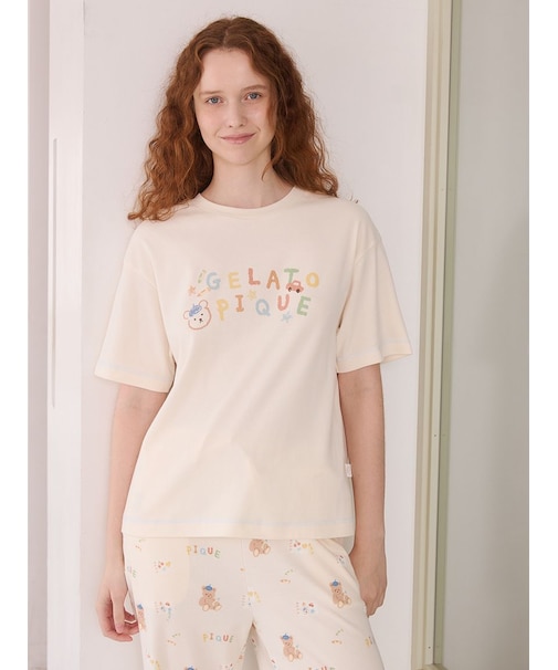 ドローイングベアワンポイントTシャツ