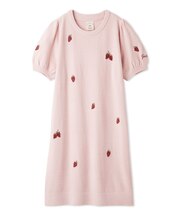 【ONLINE限定】エアリーモコストロベリージャガードワンピース