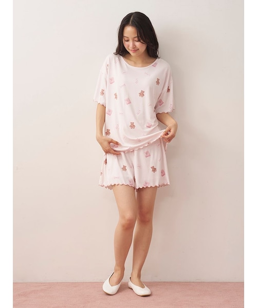 ピケモチーフ柄ショートパンツ｜ジェラートピケの通販｜&mall（アンド