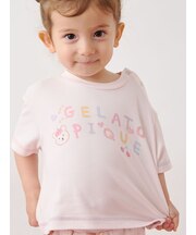 【BABY】ドローイングベアワンポイントTシャツ