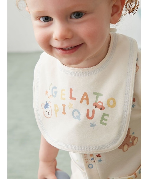 【BABY】ドローイングベアワンポイントスタイ