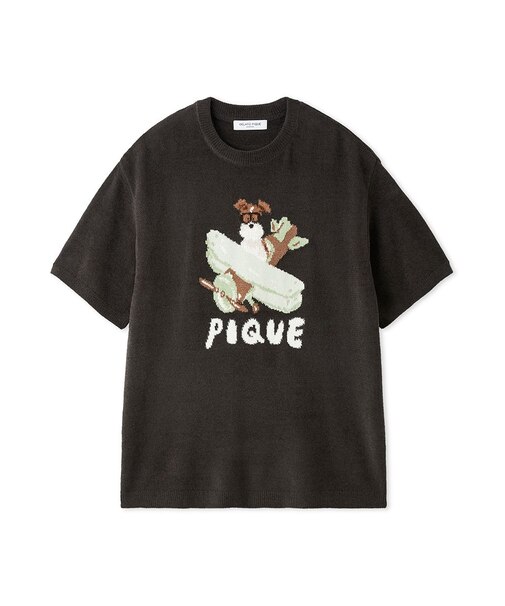 【ヒラノトシユキ】【HOMME】エアリーモコPLANEDOGジャガードプルオーバー