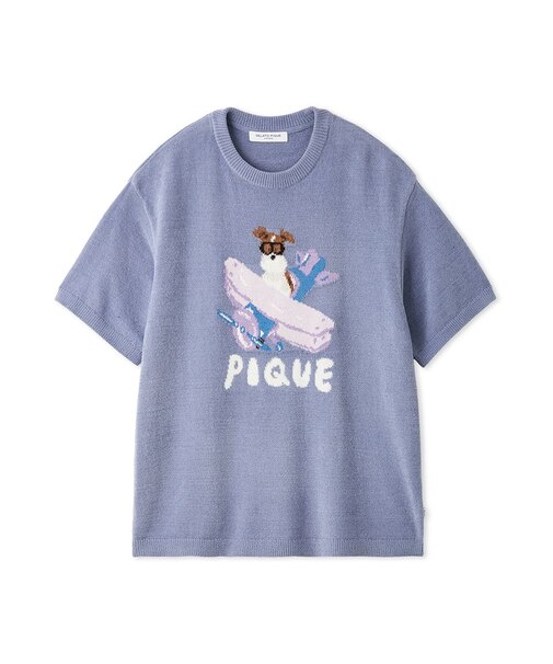 【ヒラノトシユキ】【HOMME】エアリーモコPLANEDOGジャガードプルオーバー