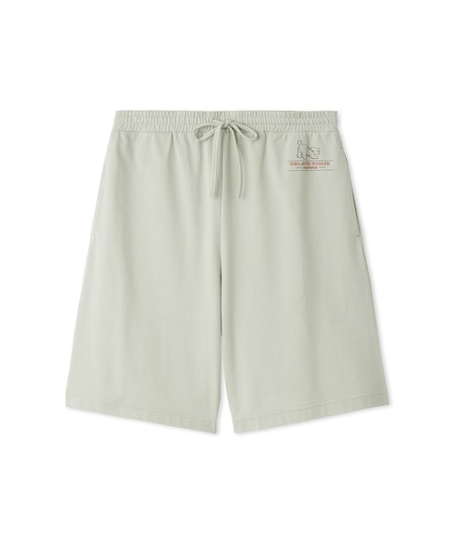 HOMME】【接触冷感】モーニングドッグプリントハーフパンツ