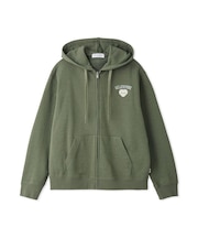 【HOMME】【抗菌防臭】ハートロゴ裏毛パーカ