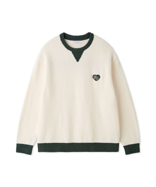 【HOMME】エアリーモコカレッジプルオーバー