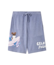 【ヒラノトシユキ】【HOMME】エアリーモコPLANEDOGジャガードハーフパンツ