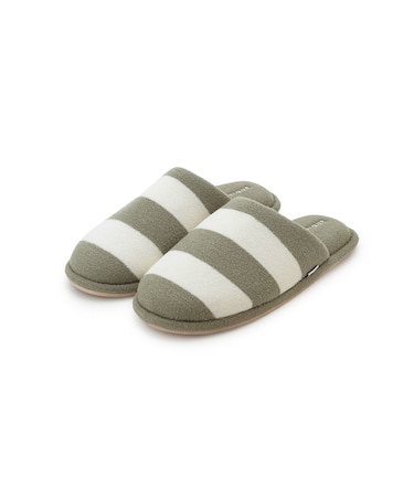 【HOMME】【接触冷感】【UVカット】スムーズィーliteクール2ボーダールームシューズ