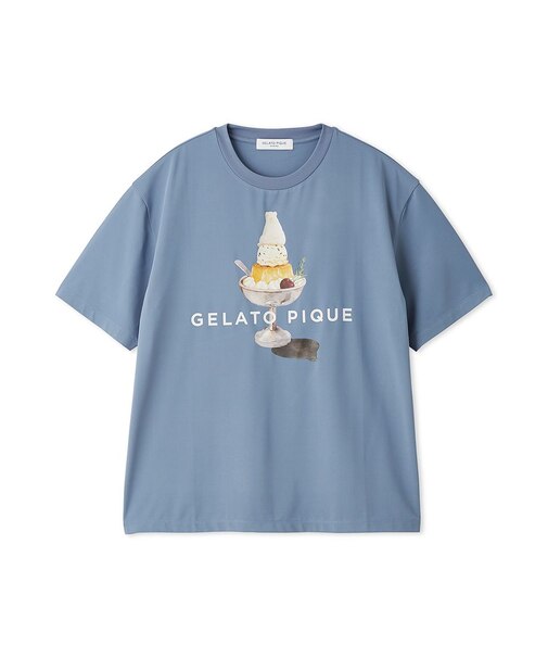 【HOMME】【接触冷感】【抗菌防臭】シロクマプリンTシャツ