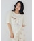 【接触冷感】【UVカット】お散歩ドッグワンポイントTシャツ