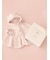 【ラッピング済み】【BABY】パウダーベアポンチョ&ストローマグセット BOX付き