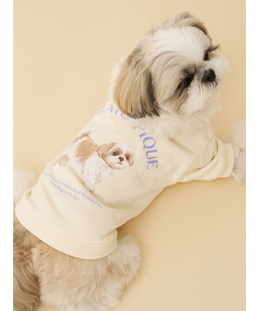 【CAT&DOG】お散歩ドッグ裏毛プルオーバー