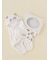 【ラッピング済み】【BABY】パウダーアニマルおくるみ&スタイセット BOX付き