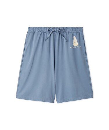 【HOMME】【接触冷感】【抗菌防臭】シロクマプリンハーフパンツ