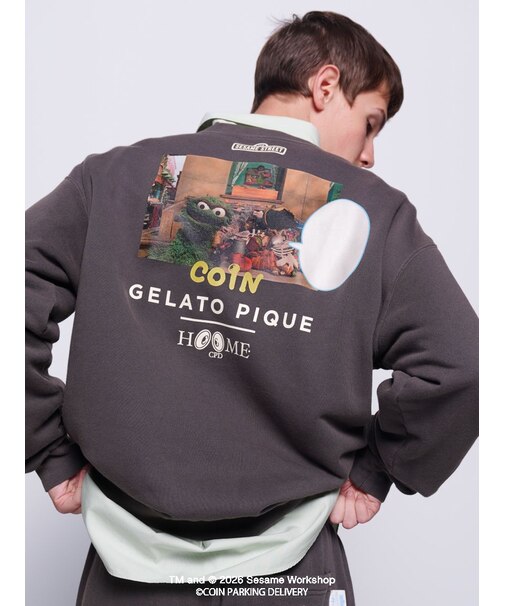 【SESAMESTREET×CPDHOOME meets GELATOPIQUE】コットン裏毛プリントプルオーバー