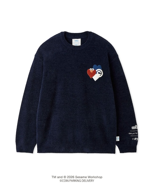 【SESAMESTREET×CPDHOOME meets GELATOPIQUE】エアリーモコワンポイントプルオーバー